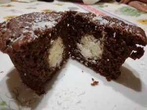 Cheto muffin cacao ricotta e cocco